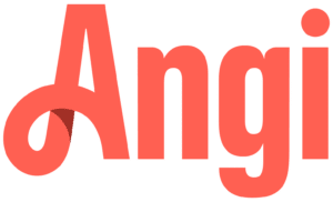 Red text on a white background reads "Angi.